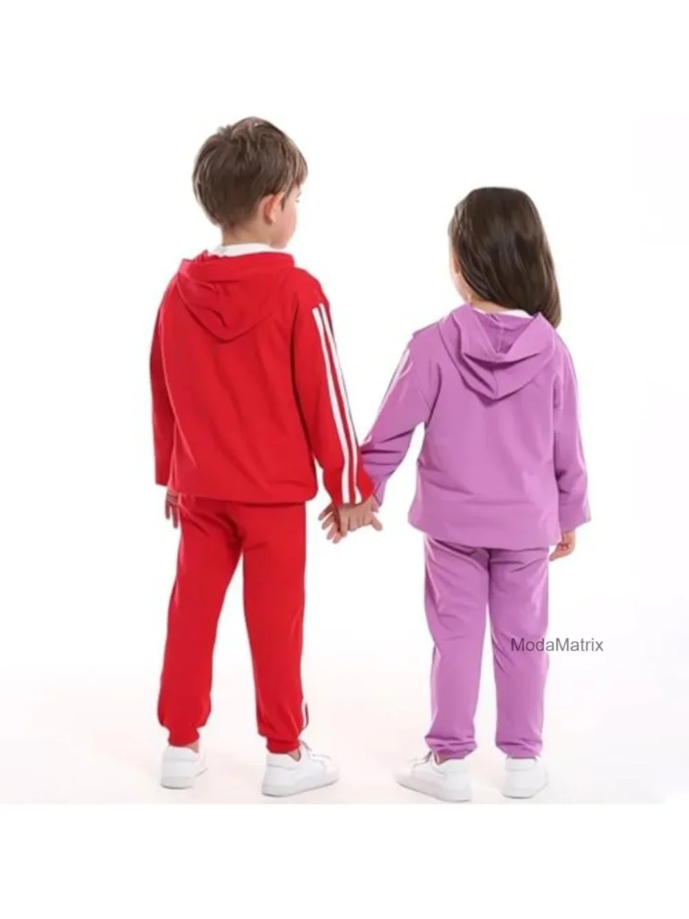 Toddler Boys Girls Zip Cotton Sweatsuit Kids Sports Outfit Athletic Jacket